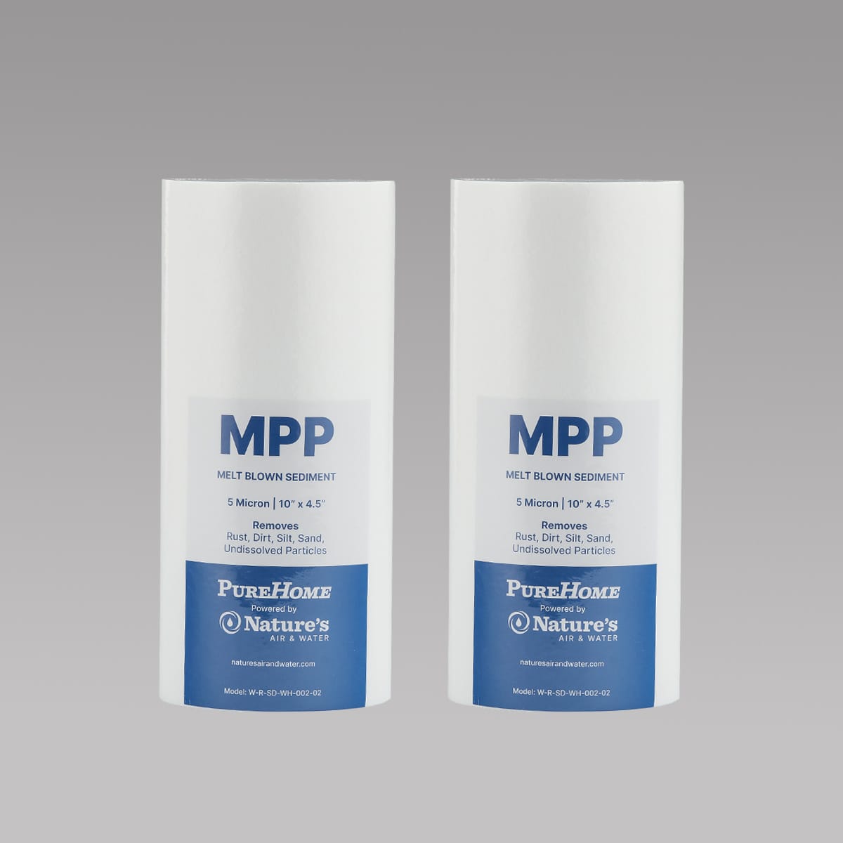 10" x 4 ½" MPP 5 micron Sediment Filter Bundle