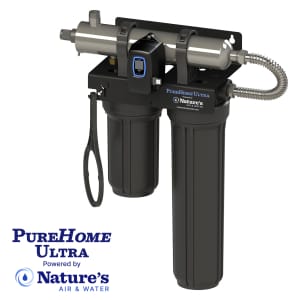PureHome Ultra Whole House Water 2-Stage Filtration Solution w/ UV Purification