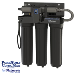 PureHome Ultra Max Whole House 3-Stage Water Filtration Solution w/ UV Purification