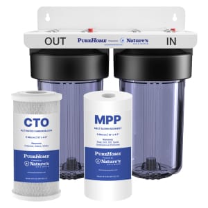 PureHome Whole House 2-Stage Water Filtration Solution